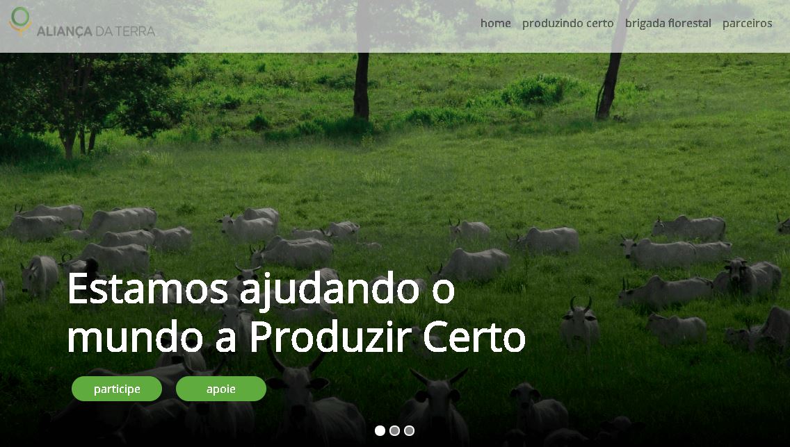 Imagem do projeto da Aliança da Terra